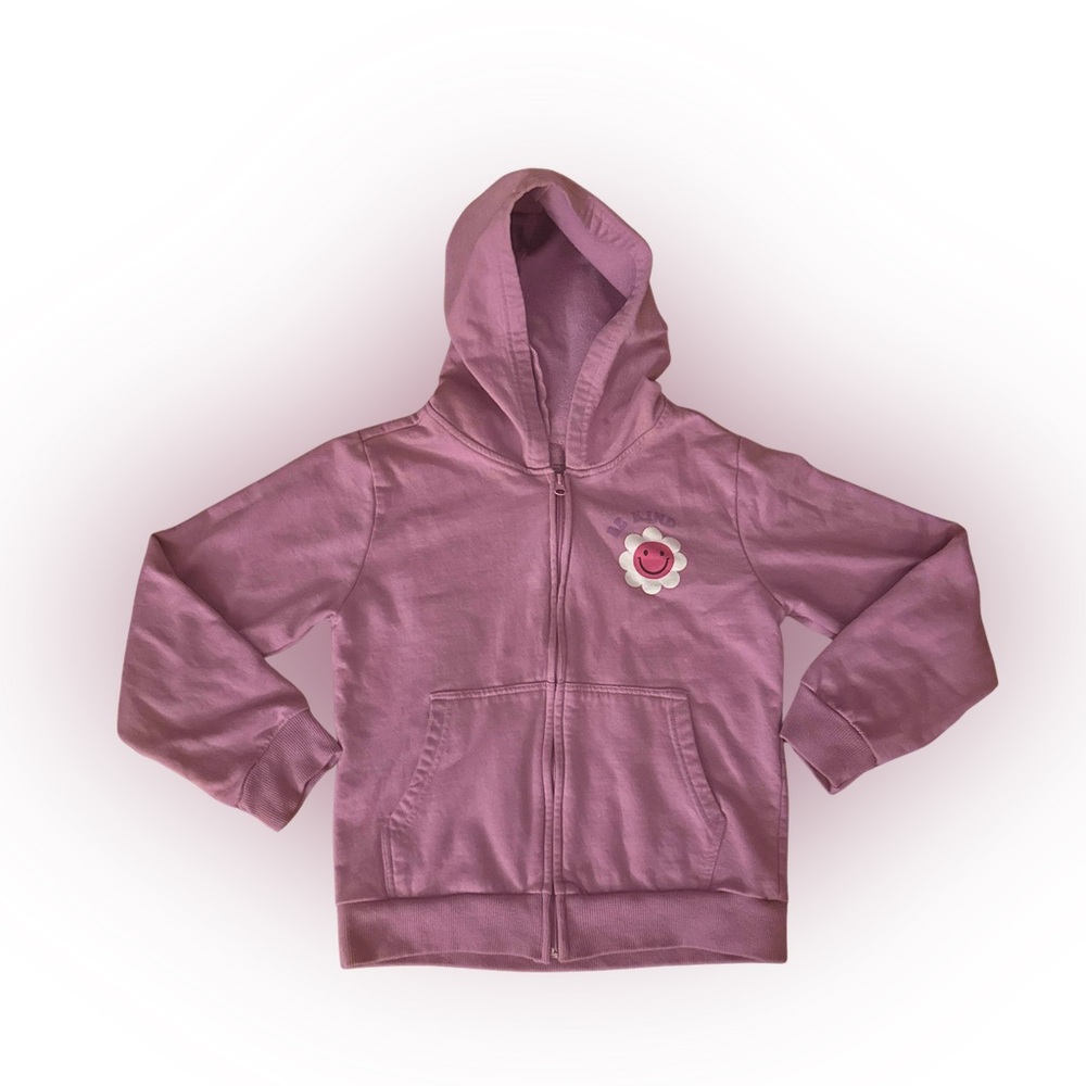 Peachy Pink Girls Size 14 Zip Up Hooded Sweatshirt NWOT